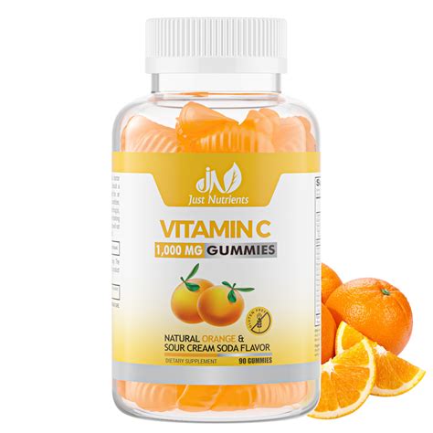 Vitamin C 1000mg Gummies With Zinc And Herbal Extracts Immune Support