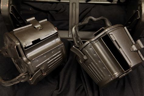 Wwii German Mg34 Mg42 Carrier And 2x Drum Magazines For Sale At