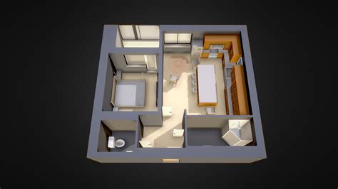 Apartment layout of a dream house - Download Free 3D model by Maxim ...