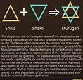 Shiva Shakti Murugan The six-pointed star or Hexagram is one of the ...