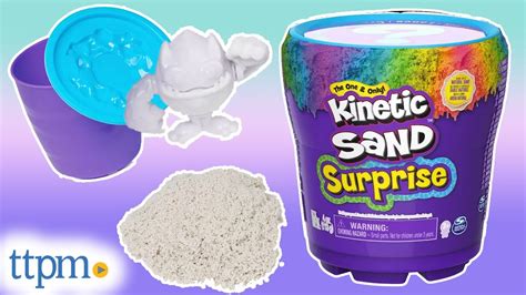Kinetic Sand Surprise Modeling Sand From Spin Master Review Youtube