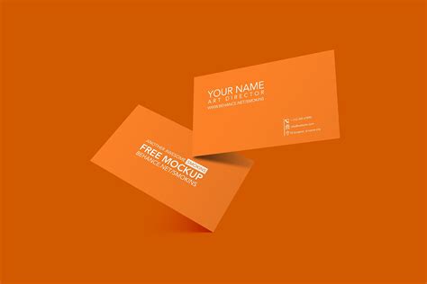 Till the time customers wait for their food, you can hand out this unique business card and let them use it while having food. Free Business Card Mockup on Behance