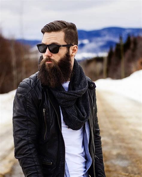 The long hair is combed to one side. 55 Ultimate Long Beard Styles - Be Rough With It (2021)