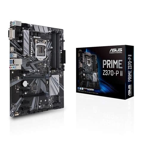 Asus Prime Z370 P Ii Lga1151 Intel Z370 Atx Desktop Motherboard Wootware