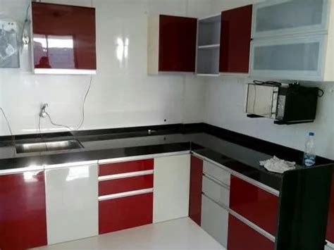 Acrylic L Shape Modular Kitchen At Rs 2500square Feet Modular