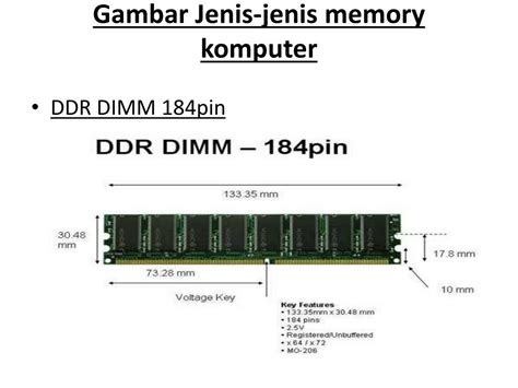 Memory merupakan bagian yang penting dalam komputer modern dan letaknya di dalam cpu (central processing unit). Jenis Memori Komputer / Jenis memori VGA & Arsitektur ...