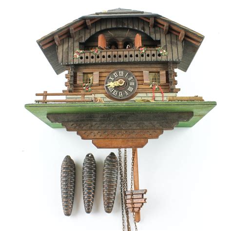 Swiss Cuckoo Clock By Lotscher Ebth