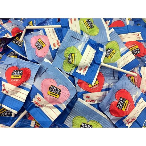 Jolly Rancher Lollipops Heart Shaped Original Flavors Pack Of 2