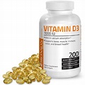 Bronson Vitamin D3 1000 IU, 200 Softgels - Walmart.com