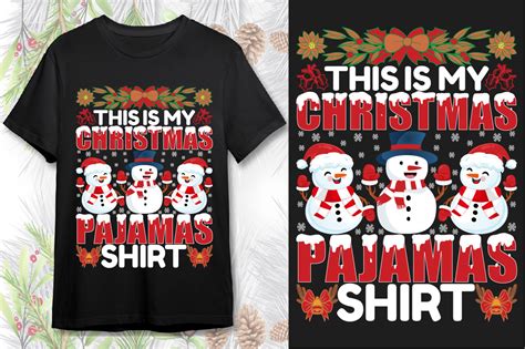 This Is My Christmas Pajamas Shirt Graphic By Shahadat390 · Creative