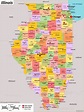 Map Of Illinois Cities And Towns - State Coastal Towns Map