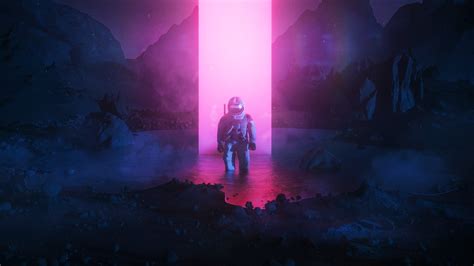 Purple Astronaut Rwallpapers