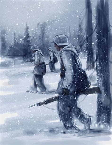 Finnish Winter Warriors 1939 Leif Söderman Flickr Military Drawings