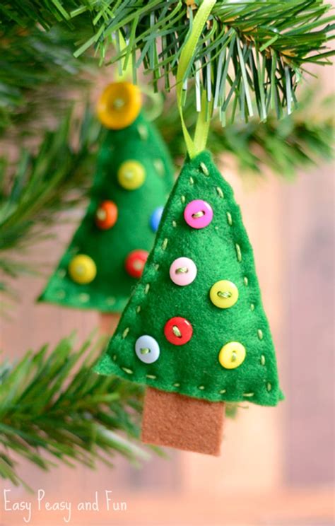 Felt Christmas Tree Ornament Easy Peasy And Fun