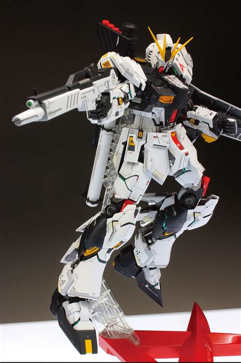 Products may contain sharp points, small parts, choking hazards, and other elements not suitable for children under 16 years old. Custom Build: MG 1/100 RX-93 nu Gundam Ver. Ka "Renovated ...