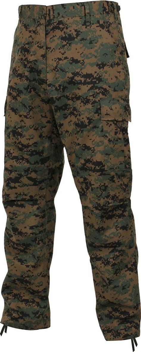 Woodland Digital Camouflage Military Bdu Cargo Bottom Fatigue Trouser