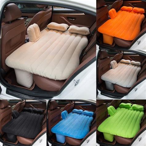 Multi Functional Inflatable Car Air Mattress Camping Inflation Bed Travel Air Bed Car Back Seat