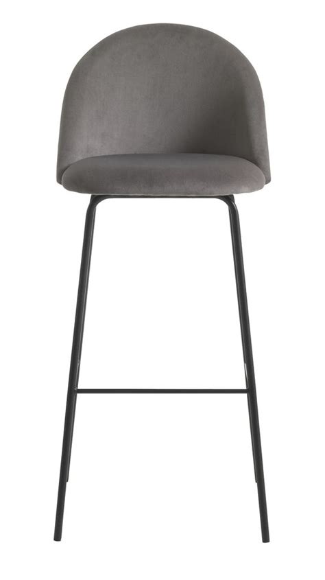 Manual for jysk hurup chair. Bar stool GRINDSTED velvet grey/black | JYSK