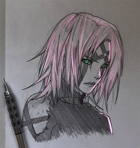 Sakura Drawing With Digital Coloring🌸 Rnaruto