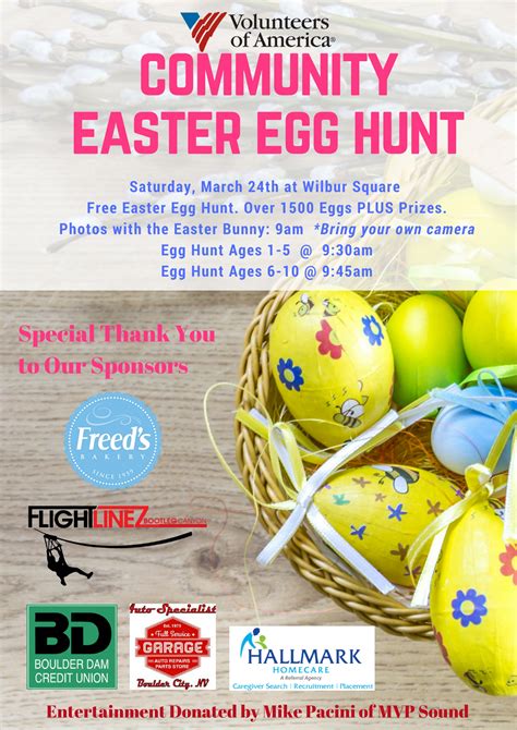 Annual Easter Egg Hunt Next Saturday March 24th Boulder City Home