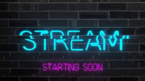 Stream Starting Soon Animated Template