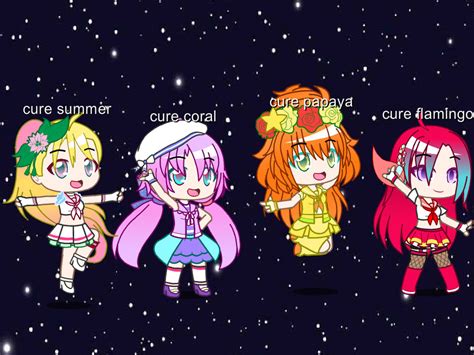 Tropical Rouge Precure In Gacha Club By Pixiesp1991arts On Deviantart