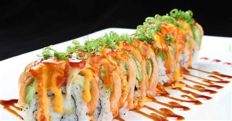 Volcano Roll Sushi Recipe — Dishmaps Healthy Delicious