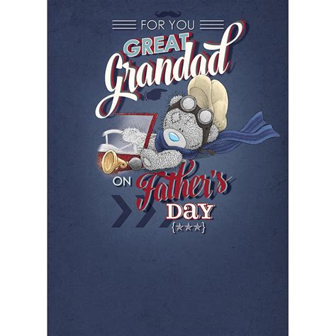 Great Grandad Me To You Bear Father Day Card F01ss057 Me To You