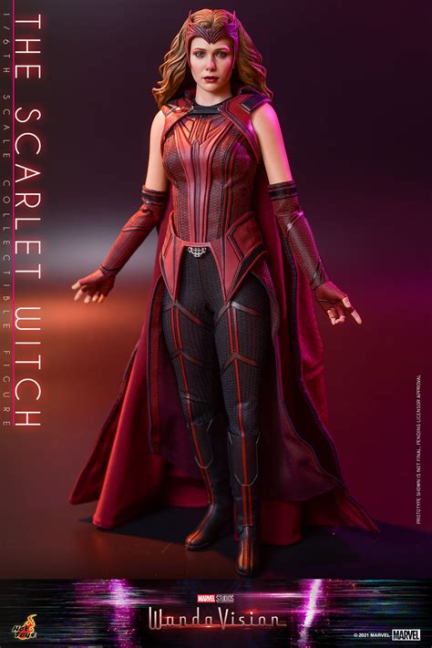 Hot Toys Wandavision White Vision Sixth Scale Figure And Updated Scarlet