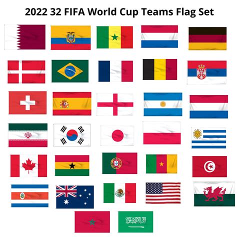 Qatar 2022 World Cup All Team Flags Logo Vector File Wekity 2022