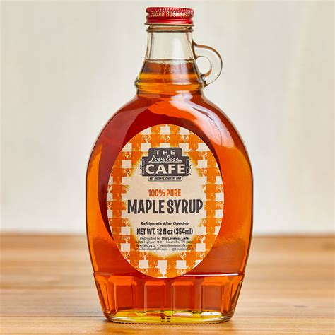 100 Pure Maple Syrup Loveless Cafe The Loveless Cafe
