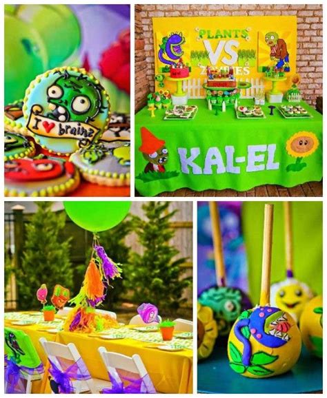 Plants Vs Zombies Themed Birthday Party Zombie Birthday Parties
