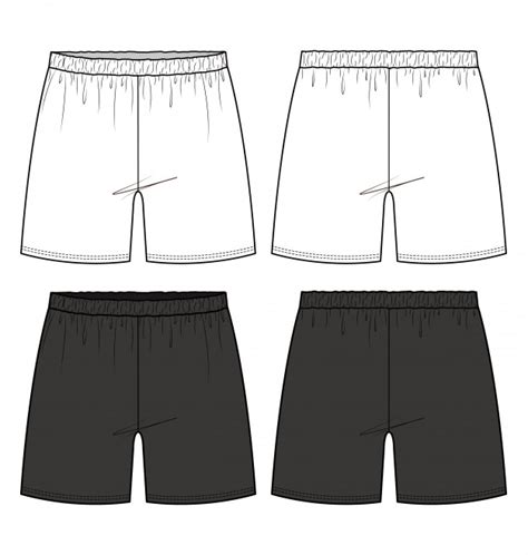 Blank Shorts Template