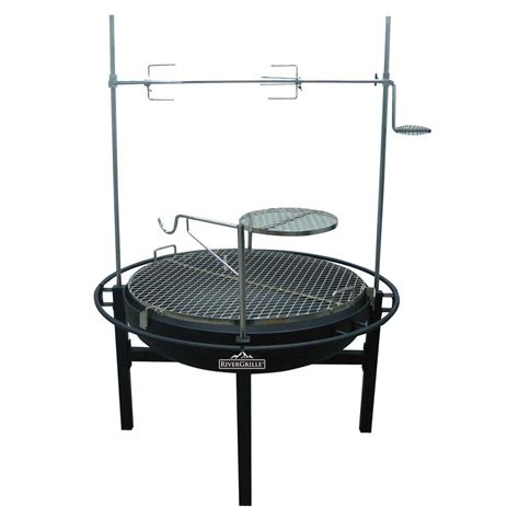 Rivergrille Cowboy 31 In Charcoal Grill And Fire Pit Gr1038 014612