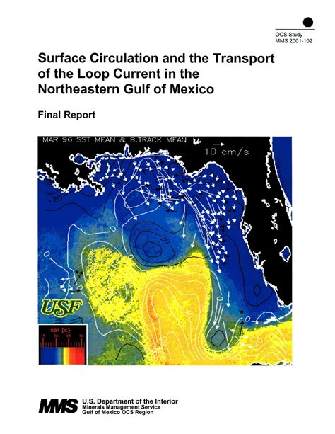 Surface Circulation And The Transport Of The Loop Current In The