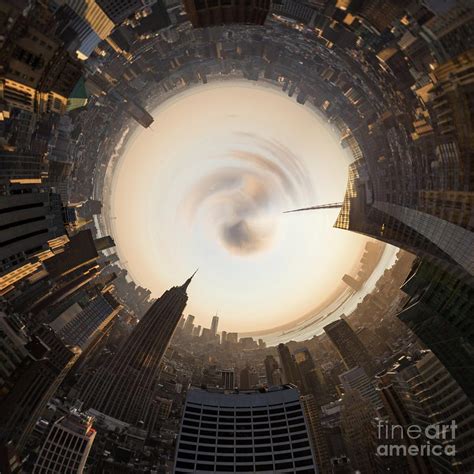 360 Degree View Of Modern Buildings Photograph By Wenjie Dong Fine