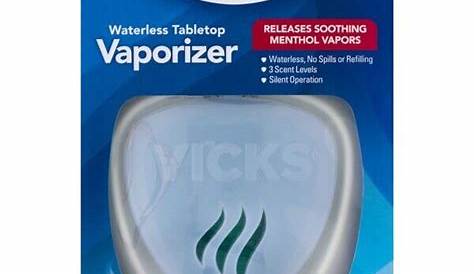 vicks v1900 n waterless vaporizer owner's manual