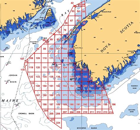 Reporting Grids Used For Lobster Fishing Area Lfa 34 Lobster Fishery