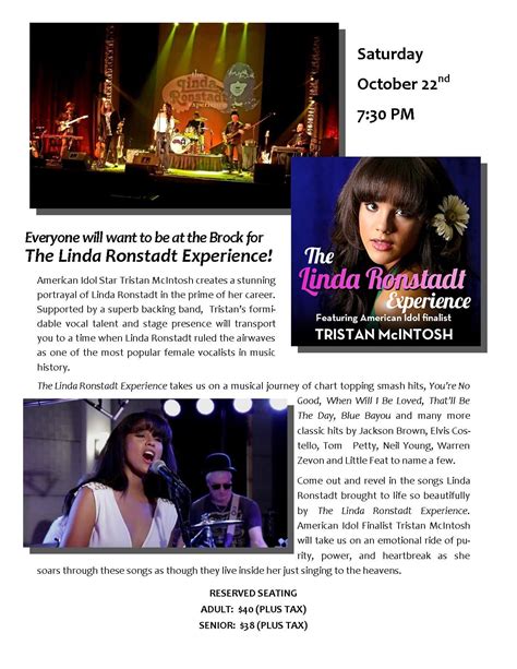 The Linda Ronstadt Experience Mocksville Nc