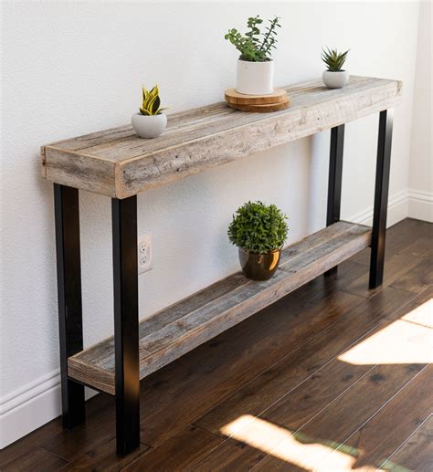 Maybe you would like to learn more about one of these? Roland Large Console Table, Natural Wood w/ Black ...