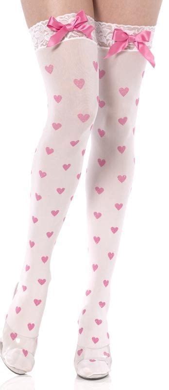 Pin By Kerrigan Swinney On Pink Valentine Stockings Thigh Highs Fashion