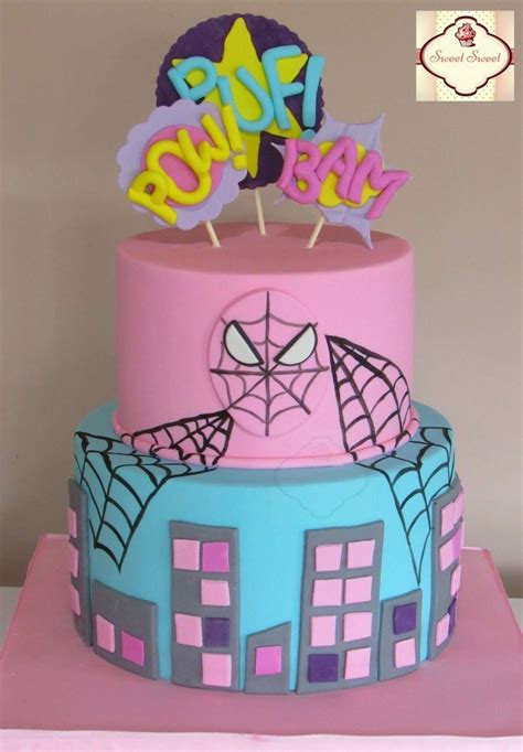 Spiderman Birthday Cake 4th Birthday Cakes Superhero Birthday Party