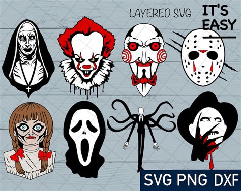 Horror Villains Svg