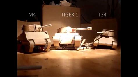 World Of Cardboard Tanks Trailer Youtube