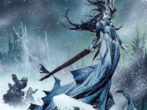 Fantasy Wallpaper Snow Witch Фэнтези Эльфы Локи