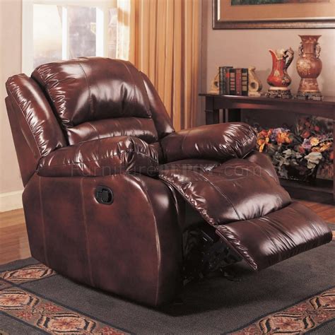 This is because comfort and relaxation will only be achieved when an individual is. Brown Bonded Leather Modern Rocker Recliner Chair w/Pillow ...