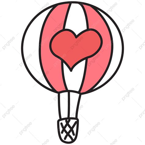 Love Balloons Vector Design Images Balloon With Love Shape Decoration