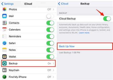 After this, your iphone will start automatically backing up its essential data to icloud, whenever it is plugged in for charging and connected to a wifi network. How to Backup iPhone 6/6s to iCloud Basic Tip - iMobie Guide