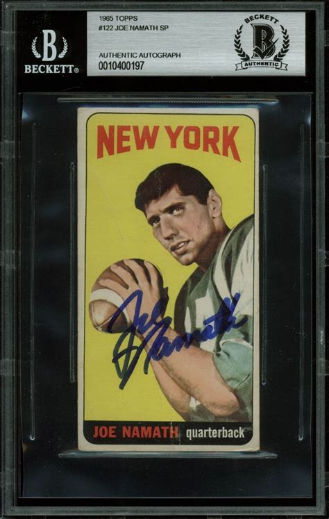 We did not find results for: Lot Detail - Joe Namath Ultra Rare Signed 1965 Topps ...