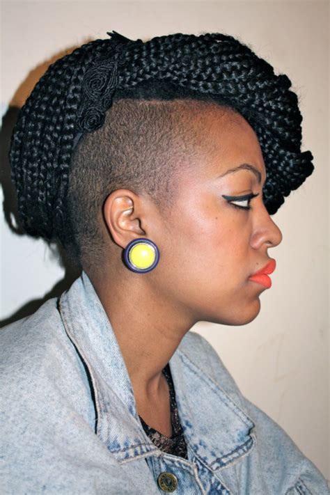Mohawk Hairstyles For Women With Braids